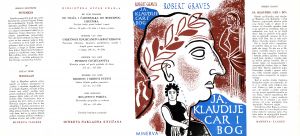 MUO-008039/07: Robert Graves: Ja, Klaudije car i bog: ovitak za knjigu