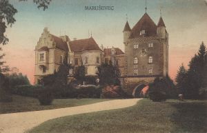 MUO-008745/1585: dvorac Maruševec: razglednica