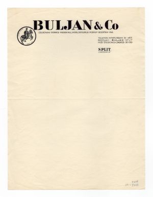 MUO-008307/14: BULJAN & CO: listovni papir