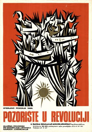 MUO-015377: Pozorište u revoluciji: plakat