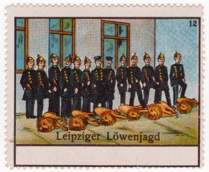 MUO-026126/12: Leipziger Löwenjagd: poštanska marka