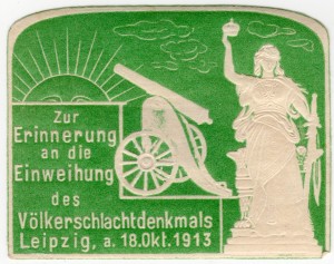 MUO-026115/04: Zur Erinnerung an die Einweihung des Völkerschlachtdenkmals Leipzig: marka