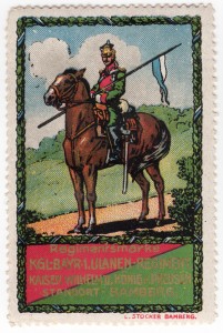 MUO-026343: Regimentsmarke Kgl. Bayr. 1. Ulanen-regiment: marka