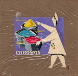 MUO-053760: Chromos Pigmenti, lakovi i boje: predložak : oglas
