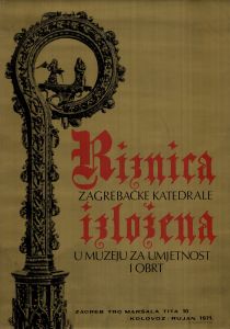MUO-052815: Riznica zagrebačke katedrale: plakat