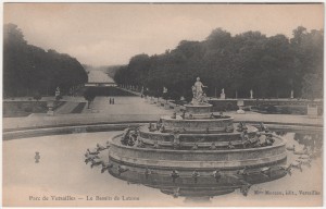 MUO-016118/A/35: Versailles - Park, Latonova fontana i prospekt: razglednica
