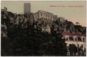 MUO-034197: Baden kod Beča - Rauchenstein: razglednica