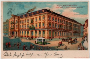 MUO-034463: Graz - Hotel Elefant: razglednica