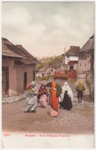 MUO-008745/593: BiH - Sarajevo - Turska obitelj: razglednica