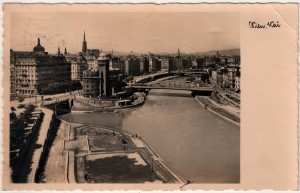 MUO-037829: Beč - Panorama s Dunavom: razglednica