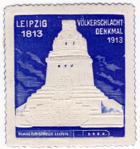 MUO-026148: Leipzig 1813 Völkerschlacht denkmal 1913.: poštanska marka