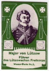 MUO-026176/07: Major von Lützow Führer des Lützowachen Freikorps: poštanska marka