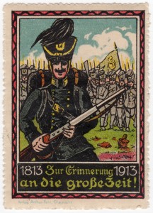 MUO-026122/03: 1813 Zur Erinnerung 1913 an die grosse Zeit!: poštanska marka