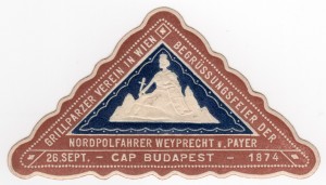 MUO-026098/16: Nordpolfahrer Payer v. Weyprecht CAP BUDAPEST: poštanska marka