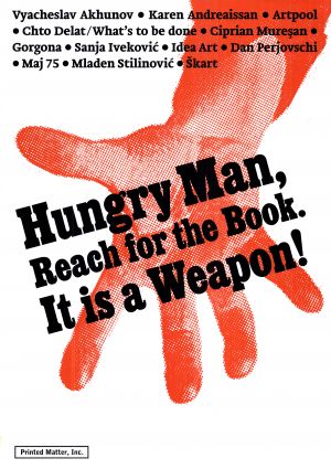 MUO-052653: Hungry Man, Reach for the Book. It is a Weapon!: plakat