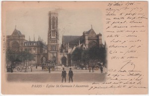 MUO-033844: Pariz - St. Germain l' Auxerrois: razglednica