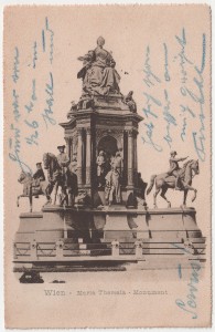 MUO-034570: Beč -  Spomenik Mariji Tereziji: razglednica