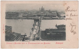 MUO-013346/95: Madžarska - Budimpešta; panorama: razglednica