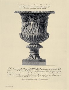 MUO-057436/109: Golema antička mramorna vaza koja se nalazi u palači vile Borghese [...]: grafika