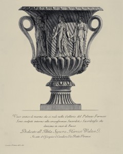 MUO-057436/23: Vaso antico di marmo che si vede nella Galleria del Palazzo Farnese: grafika