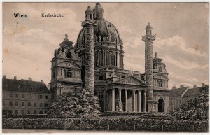 MUO-037803: Beč - Karlskirche: razglednica