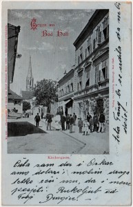 MUO-034784: Austrija - Bad Hall; Kirchengasse: razglednica