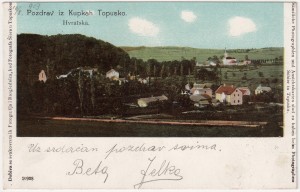 MUO-033242: Topusko - Panorama: razglednica