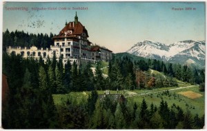MUO-036039: Austrija - Semmering; Südbahn-Hotel: razglednica