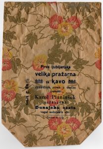 MUO-020848: Prva ljubljanska velika pražarna za kavo: vrećica