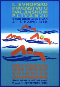 MUO-052407: I. Evropsko prvenstvo u daljinskom plivanju: plakat