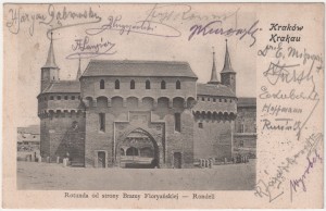 MUO-008745/1345: Krakow - Rondel: razglednica