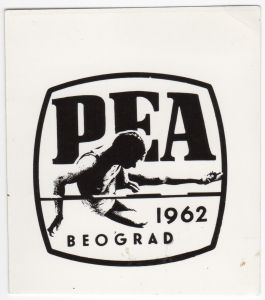 MUO-054549/09: PEA 1962 Beograd: predložak : znak