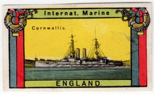 MUO-026129/05: Internat. marine / Cornwallis / England.: poštanska marka