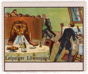 MUO-026126/11: Leipziger Löwenjagd: poštanska marka