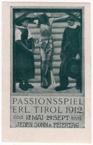 MUO-026133/13: Passionsspiel erl. Tirol 1912.: poštanska marka