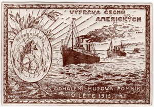 MUO-026159: Vyprava čechú americkych...1915.: poštanska marka