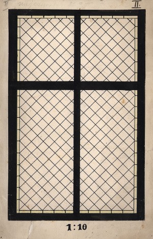 MUO-036252: profani prozor: skica za vitraj