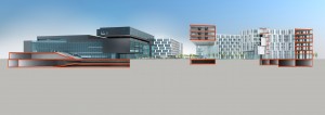 MUO-057617/03: Arhitektonsko-urbanistički projekt za Bank Austria Campus, Beč: arhitektonska studija