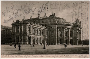 MUO-034536: Beč - Burgtheater: razglednica