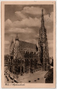 MUO-037790: Beč- Katedrala: razglednica