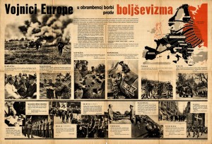 MUO-021202: Vojnici Europe u obrambenoj borbi protiv bolješvizma: plakat