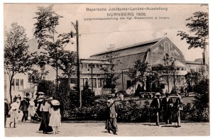 MUO-034188: Njemačka - Nürnberg; Bajerska jubilarna izložba: razglednica