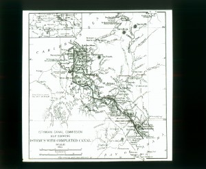 MUO-035117/20: Mapa Panamskog kanala: dijapozitiv