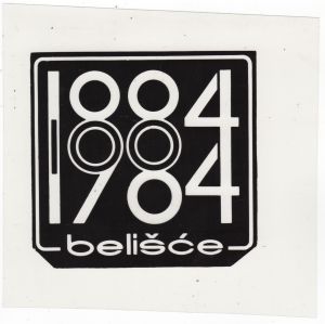 MUO-055185: Belišće 1884 1984: predložak : logotip