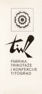 MUO-055262: Fabrika trikotaže i konfekcije Titograd: predložak : zaštitni znak