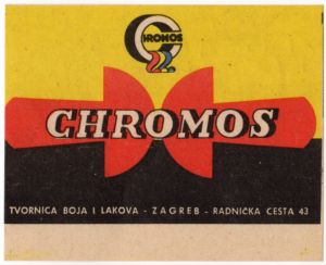 MUO-053630: Chromos: etiketa