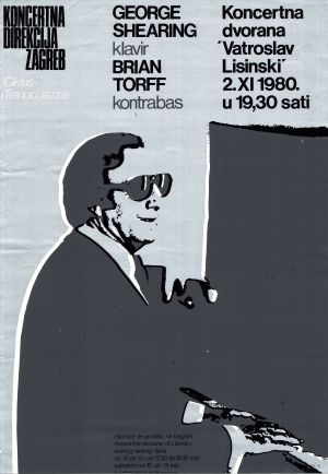 MUO-052151: George Shearing, Brian Torff: plakat