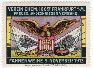MUO-026191/01: Verein Ehem.166er Frankfurt a/M. Preuss. Landeskrieger Verband: poštanska marka
