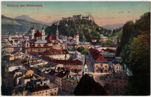 MUO-036010: Austrija - Salzburg; Panorama: razglednica