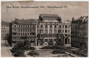 MUO-035979: Austrija - Beč; Neue Wiener Handelsakademie: razglednica